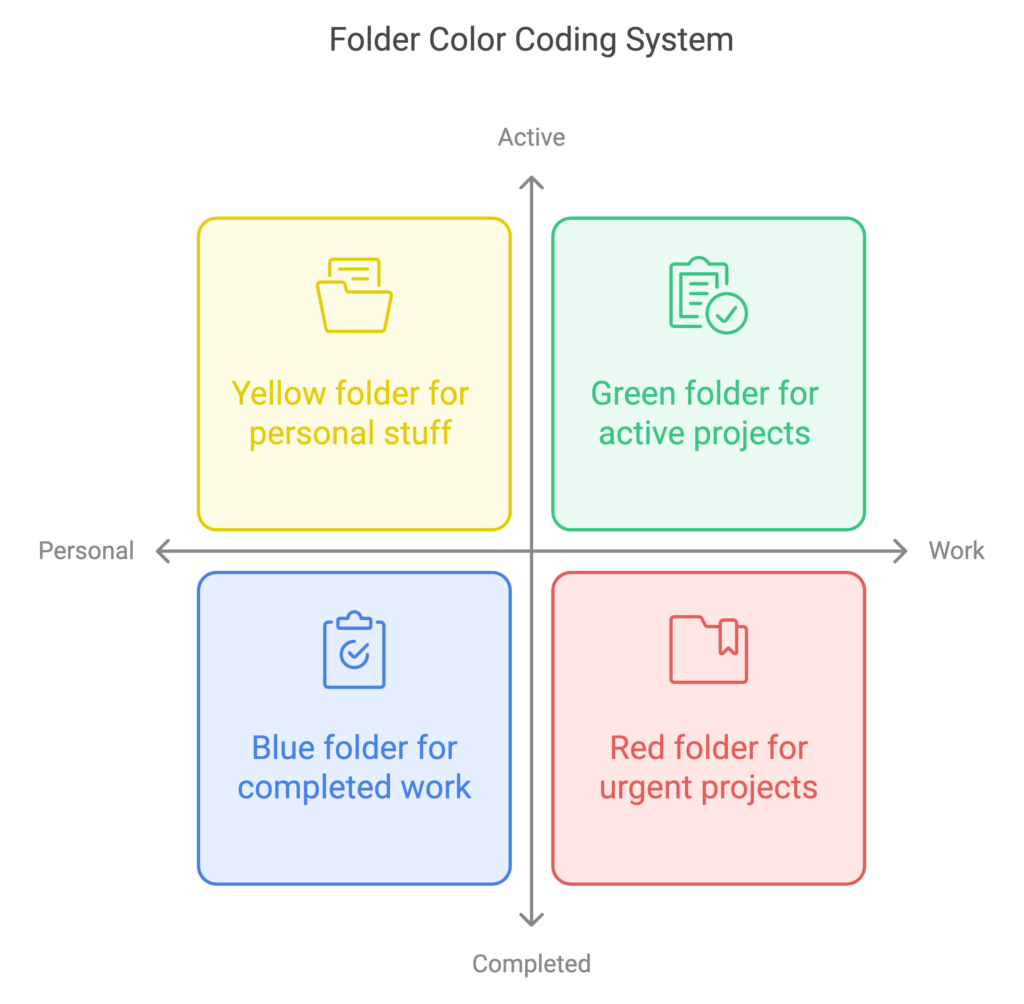 Folder Color Coding System for Google Drive